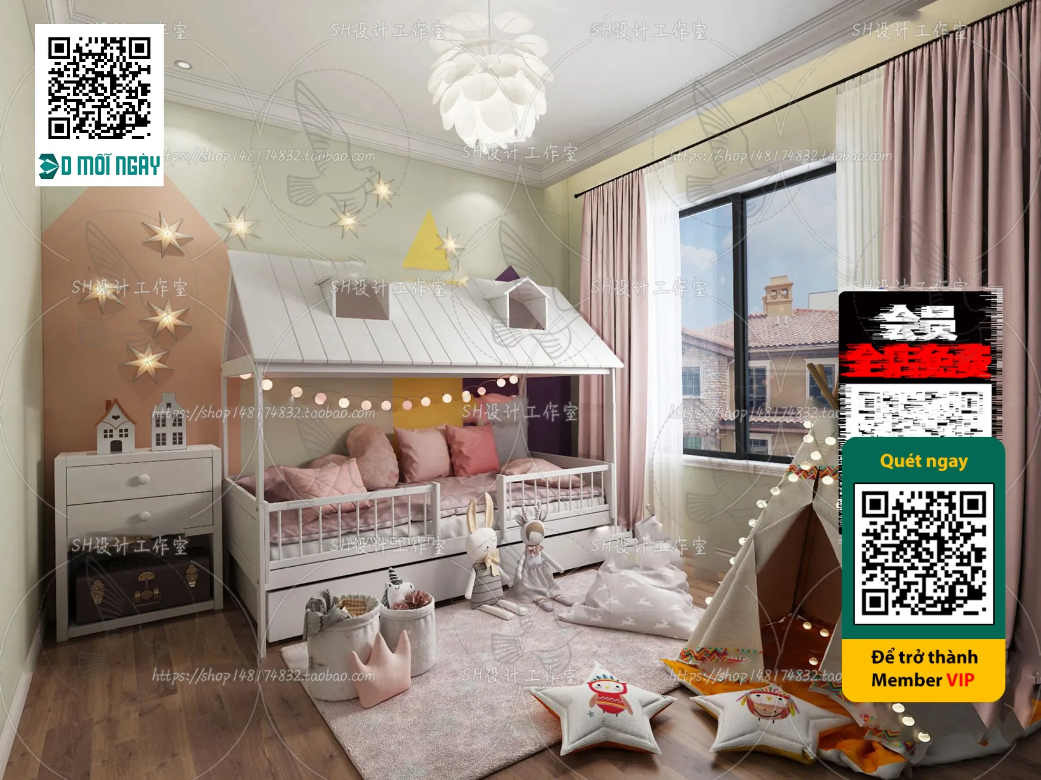 CHILDROOM SETS – VRAY / CORONA – 3D MODEL – 4668