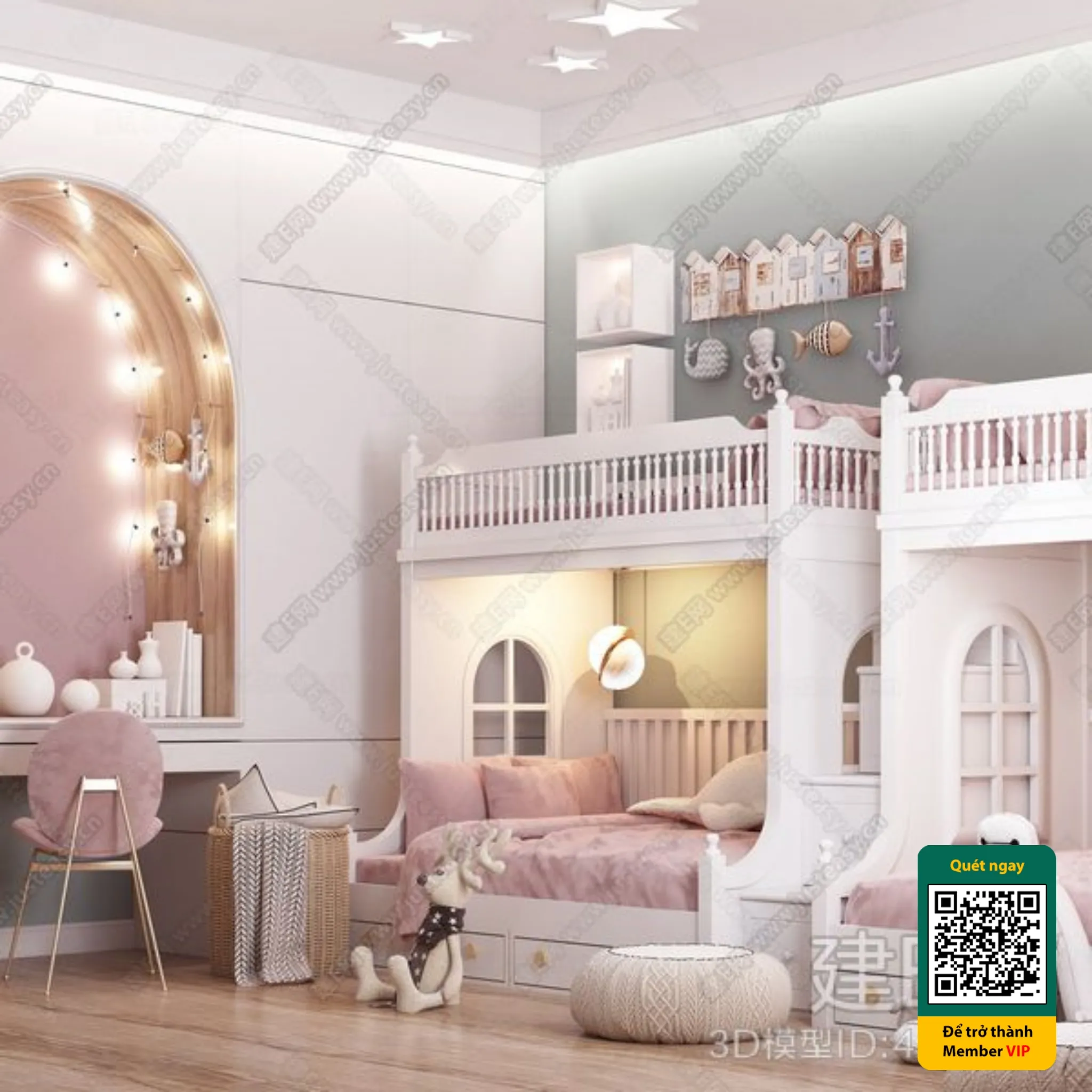 CHILDROOM SETS – VRAY / CORONA – 3D MODEL – 5412