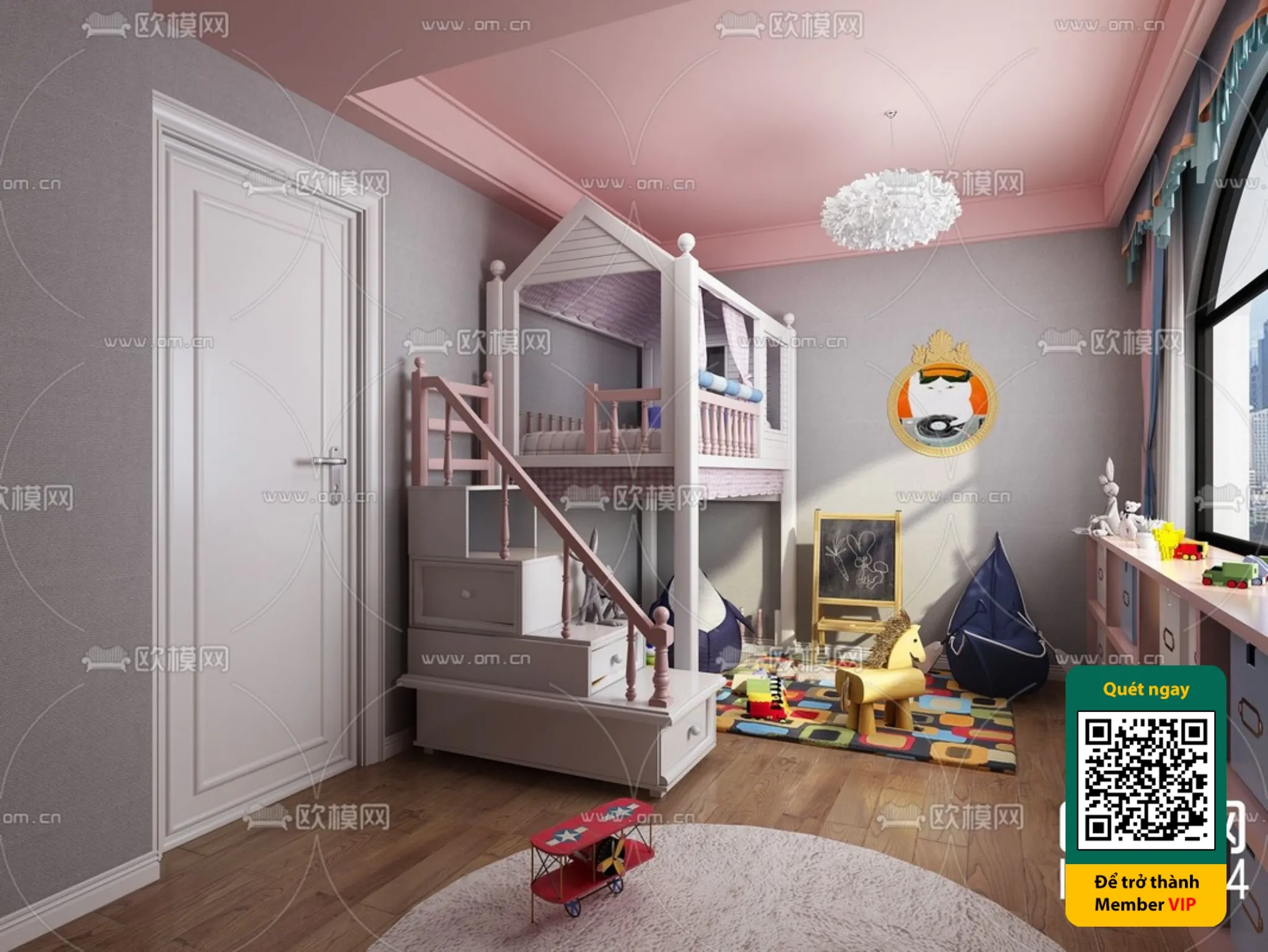 CHILDROOM SETS – VRAY / CORONA – 3D MODEL – 5445