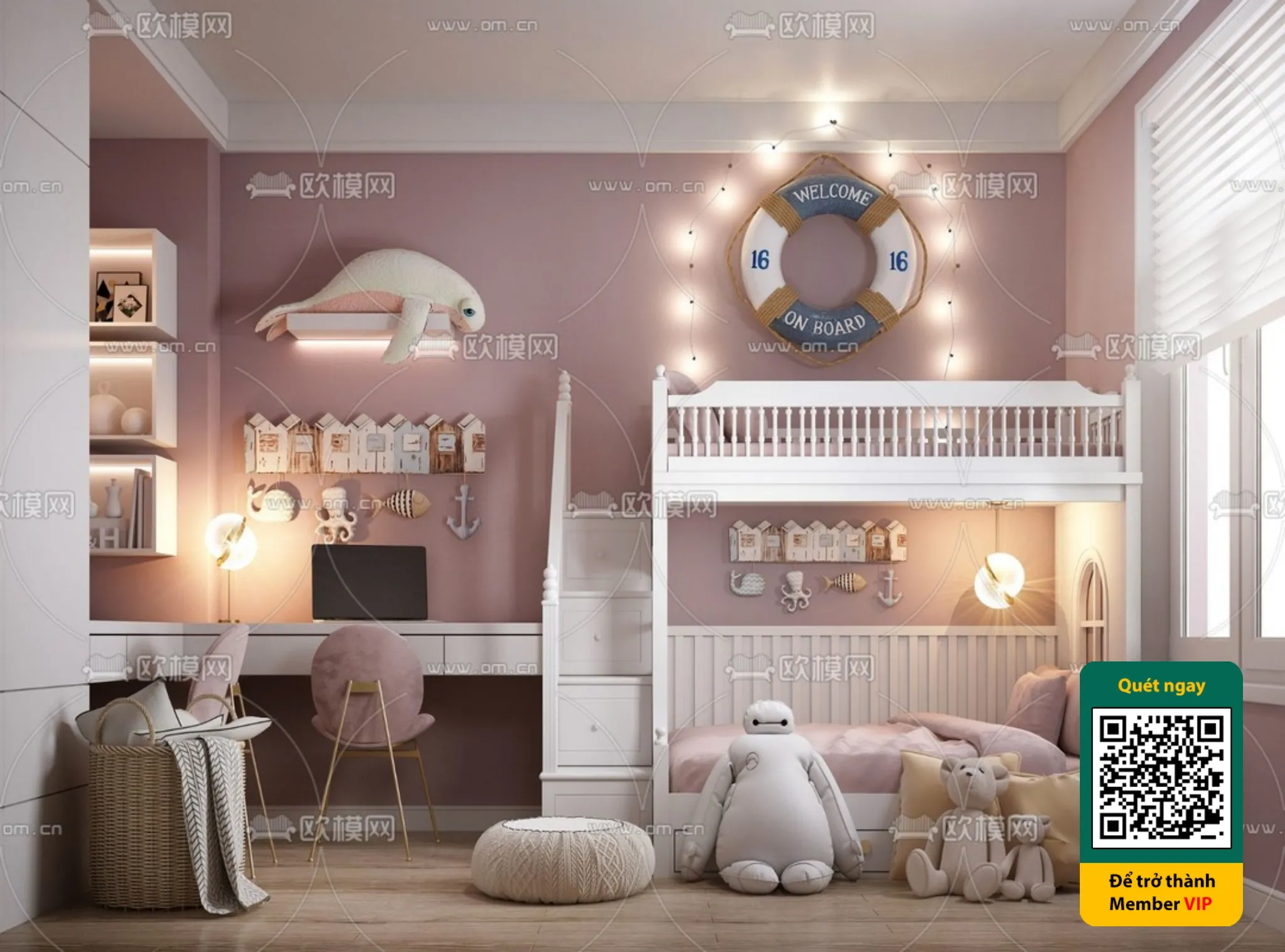 CHILDROOM SETS – VRAY / CORONA – 3D MODEL – 5451