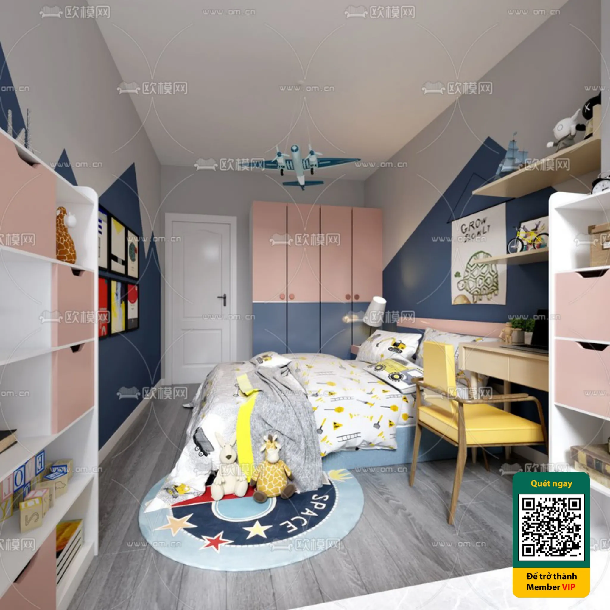 CHILDROOM SETS – VRAY / CORONA – 3D MODEL – 5508