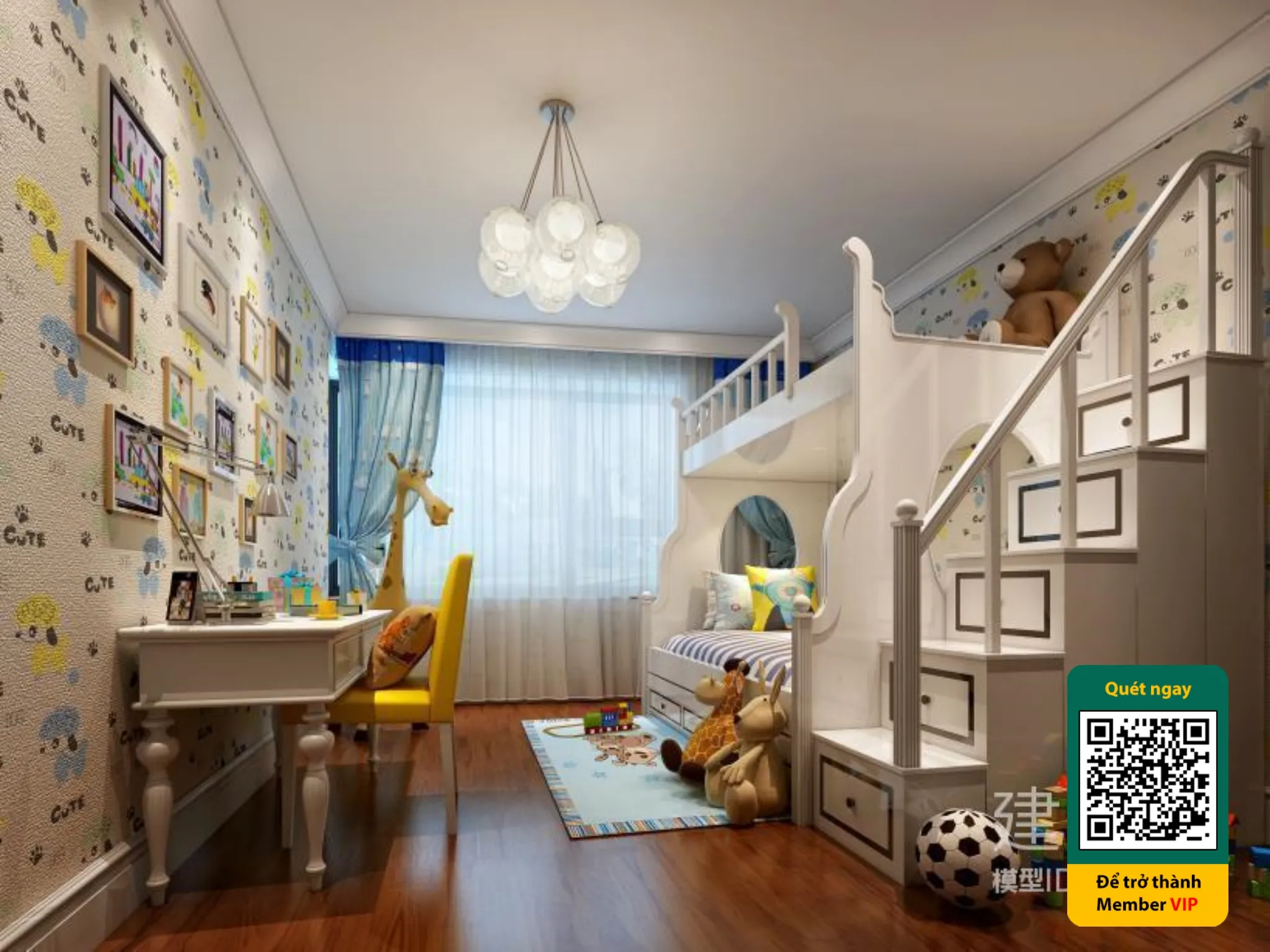 CHILDROOM SETS – VRAY / CORONA – 3D MODEL – 5696