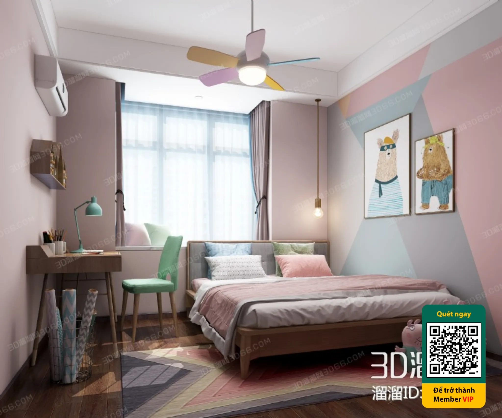 CHILDROOM SETS – VRAY / CORONA – 3D MODEL – 5710