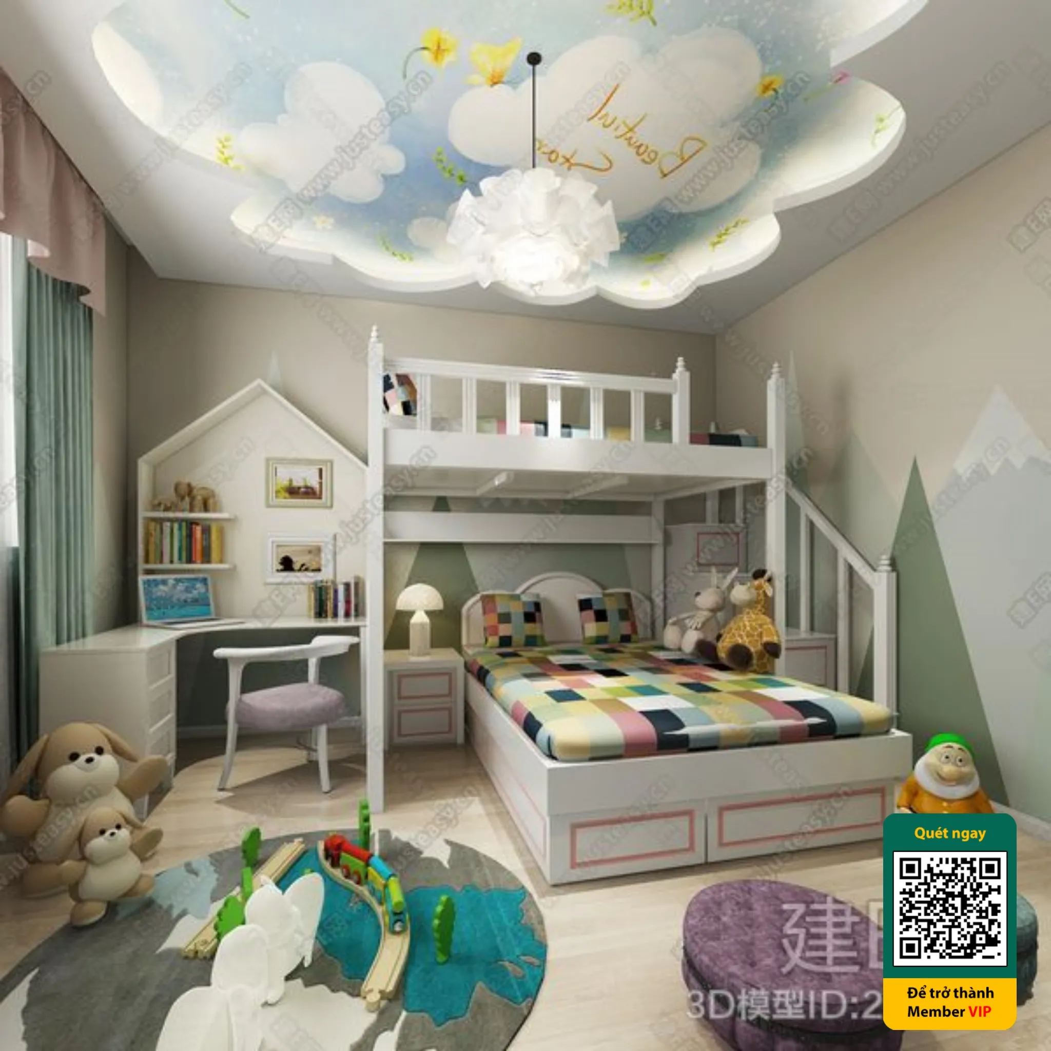 CHILDROOM SETS – VRAY / CORONA – 3D MODEL – 5911