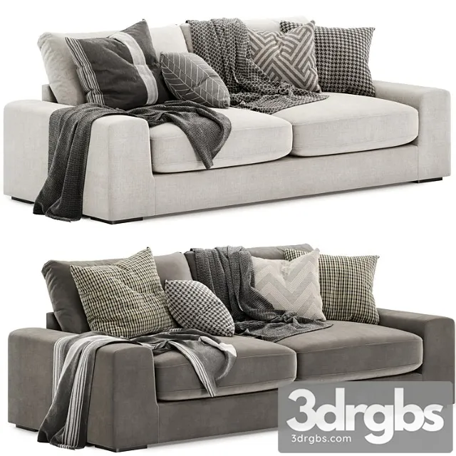 Chill fabric 4 seater sofa