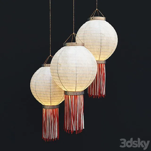 Chinese lantern 3dsMax Model