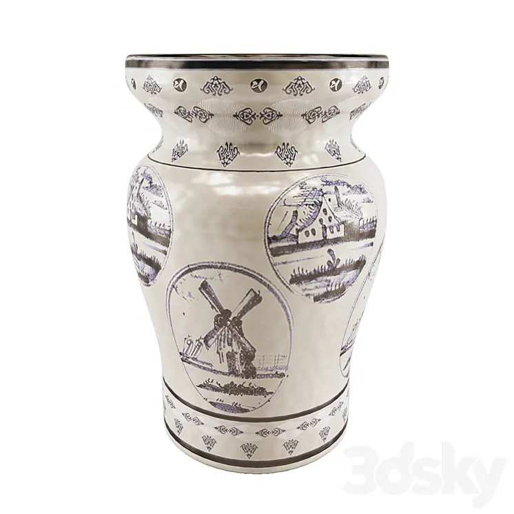 Chinese Vase 04 3DS Max