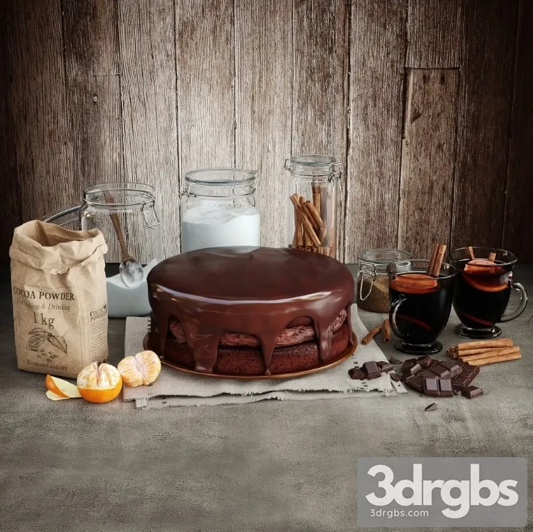 Chocolate Cake 3dsmax Download