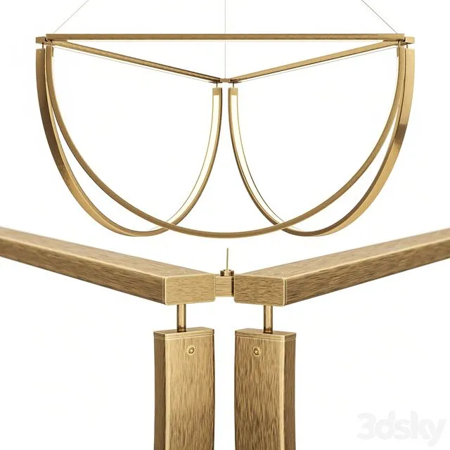 Chord Cluster Chanderlier by Studio Alex Allen 3dsMax Model