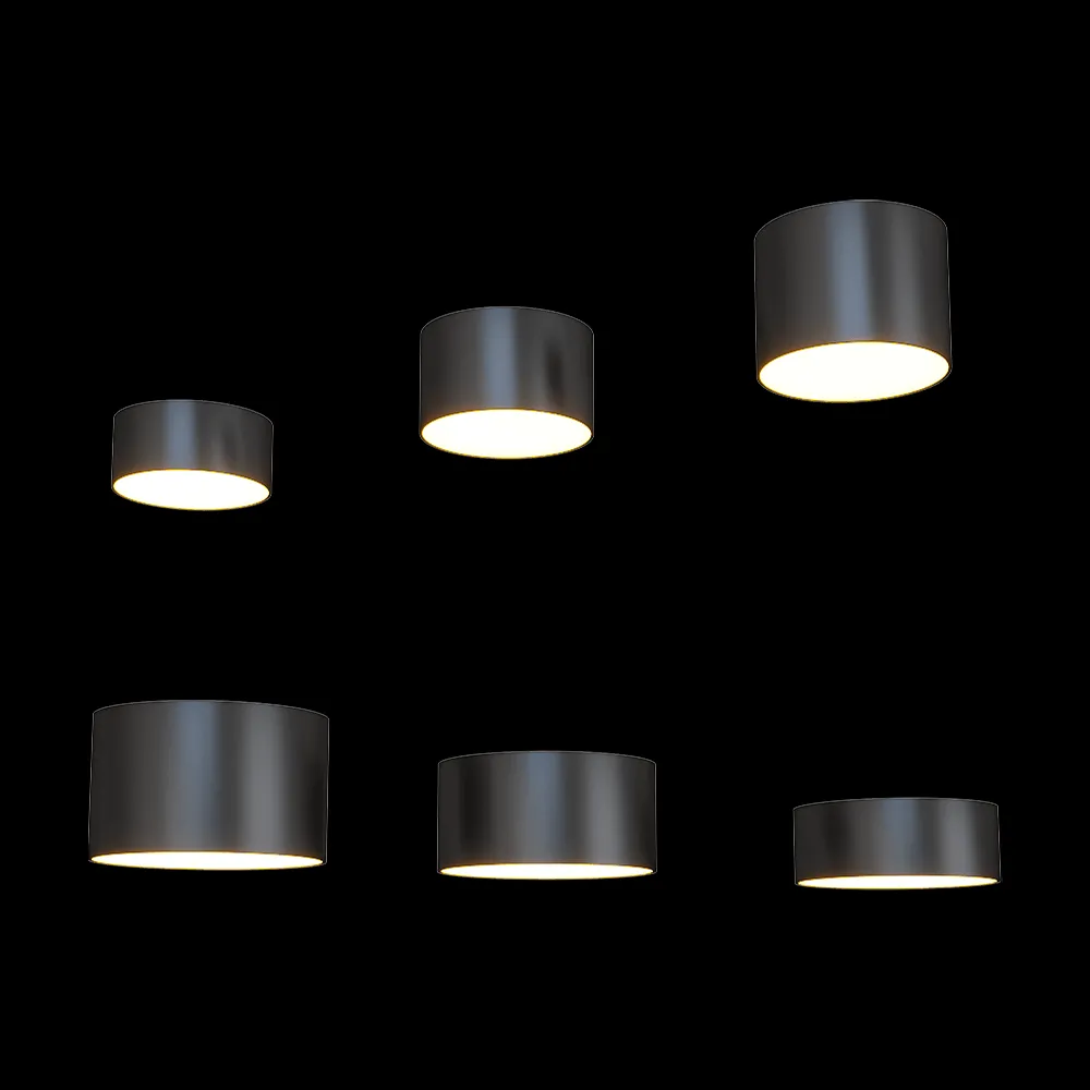 Chors – Surface mounted lamp Luno 3ds Max