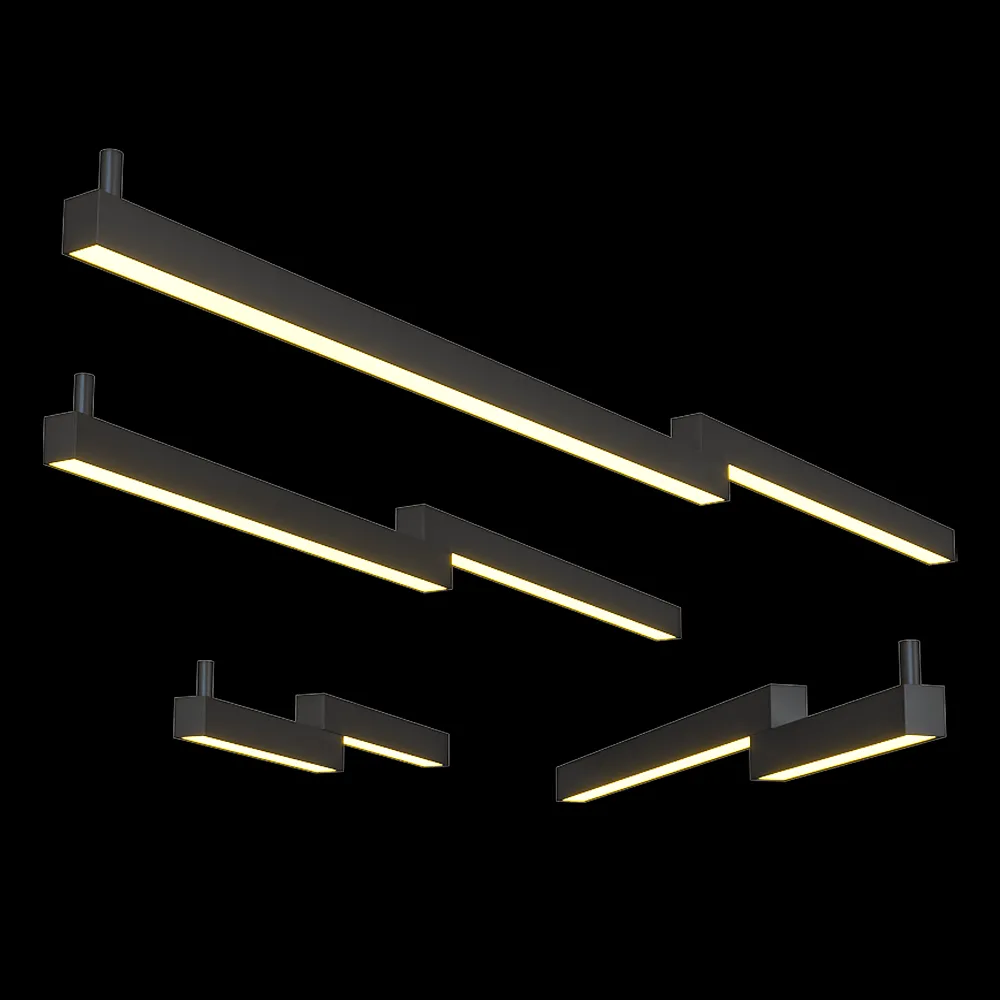 Chors – Surface mounted lamp Thiny Snake On 3ds Max