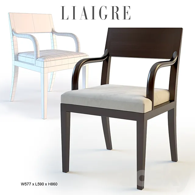 Christian Liaigre Olon Chair 3ds Max