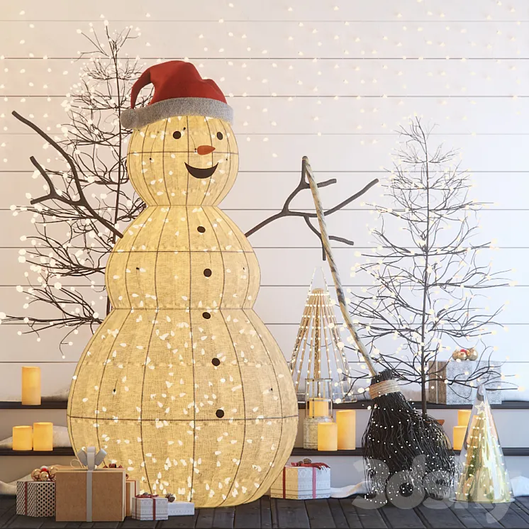 Christmas decor 2 3DS Max