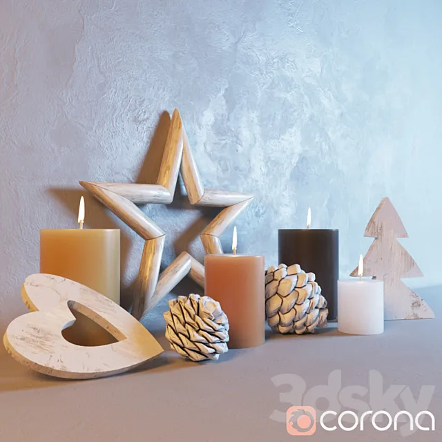 Christmas decor 3DSMax File