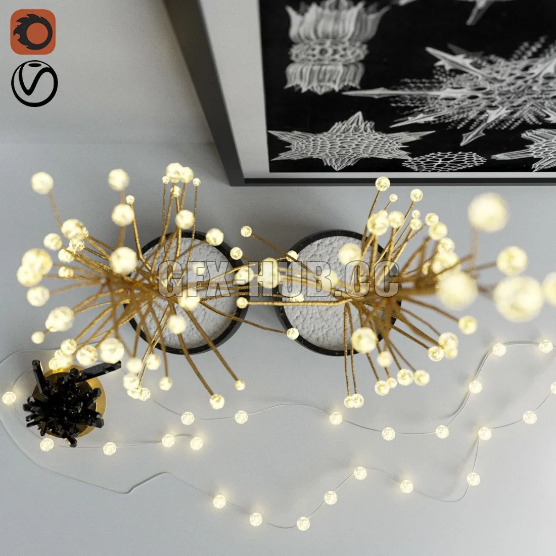 Christmas Decor Restoration Hardware 3dsMax Model