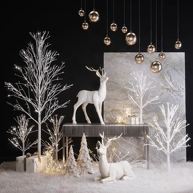 Christmas Decor Set 002 3ds Max