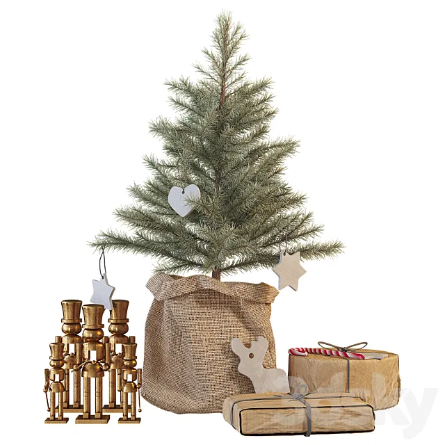 Christmas Decoration 3ds Max