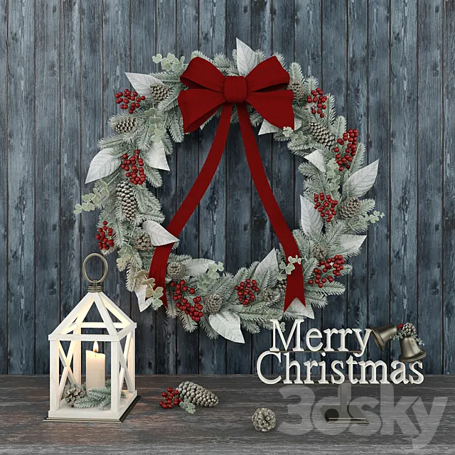 Christmas decoration 3DSMax File