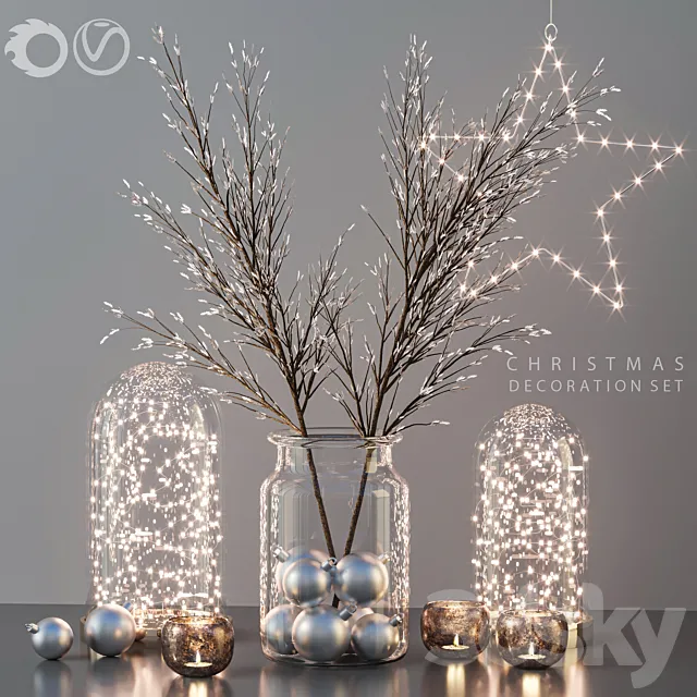Christmas Decoration Set_05 3DS Max Model