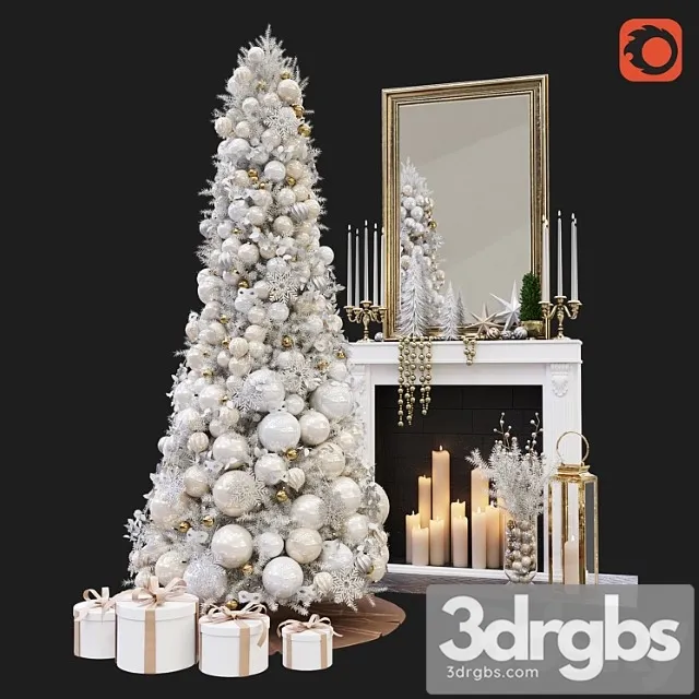 Christmas Decorative Set Sk 2 Corona 3dsmax Download