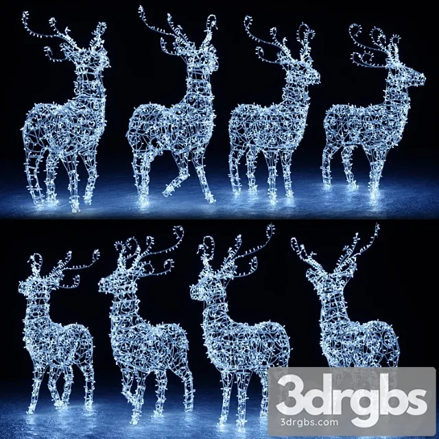 Christmas Deer 3dsmax Download
