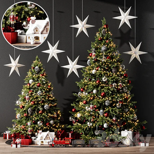 Christmas set 2 3ds Max
