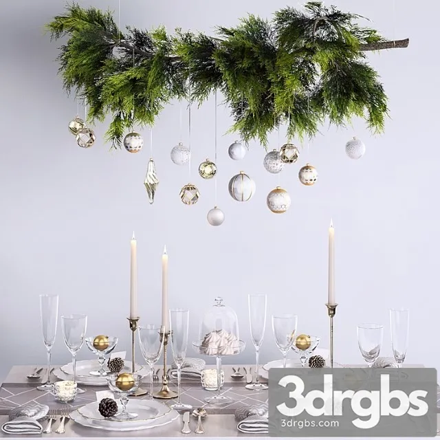 Christmas Tablescape 3dsmax Download