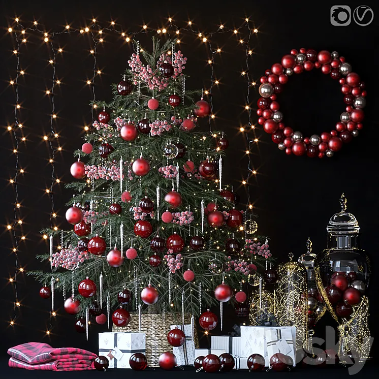 Christmas tree 11 3DS Max Model