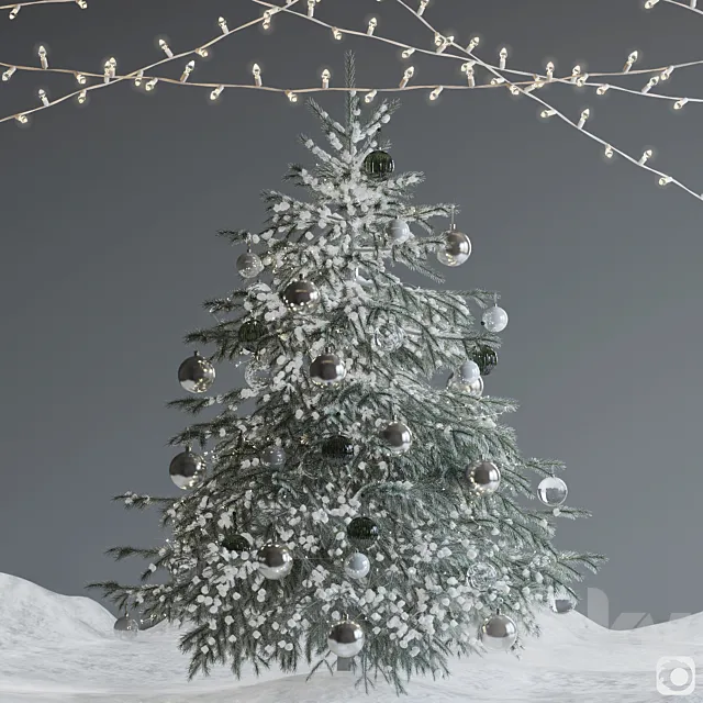 Christmas Tree 14. Corona 3DS Max Model