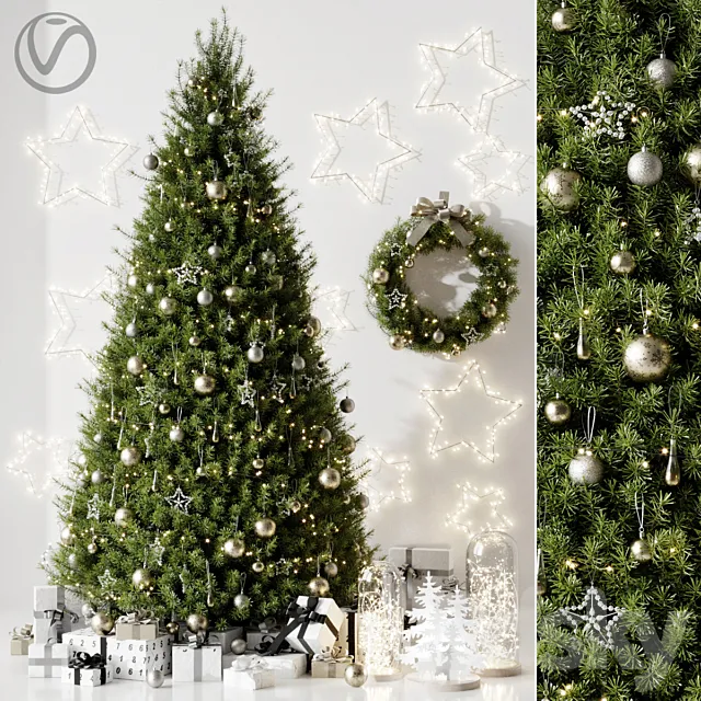 Christmas tree 2 3ds Max