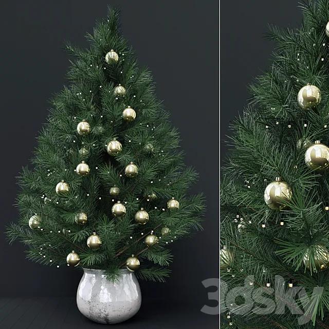 Christmas tree 2 3DS Max Model