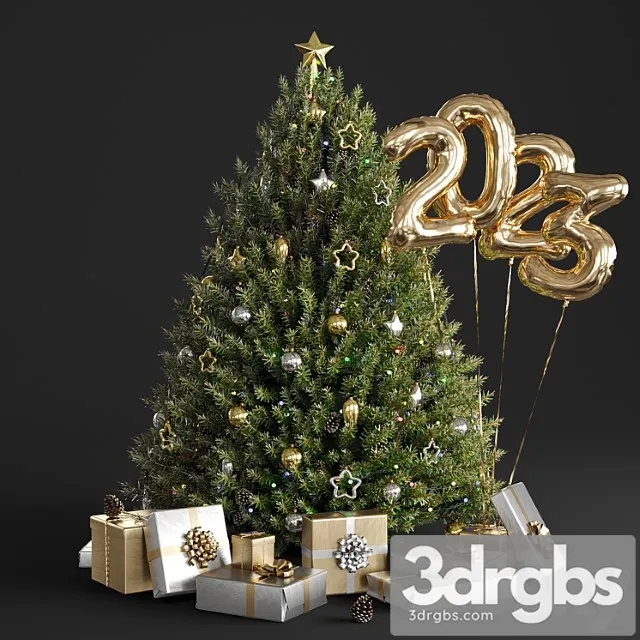 Christmas tree 2023 3dsmax Download