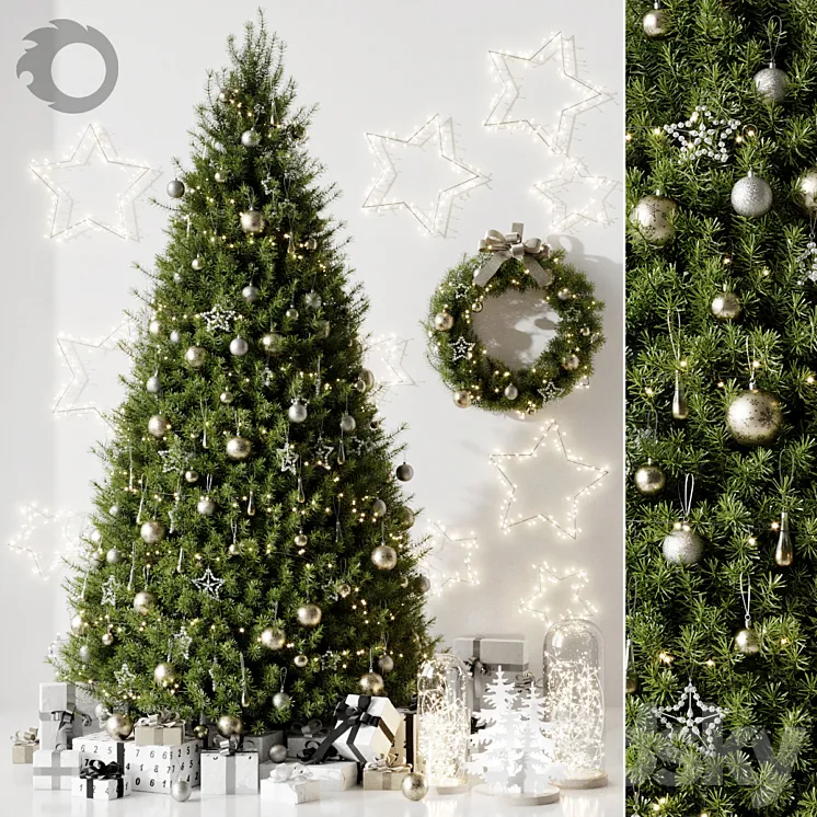 Christmas tree 3DS Max