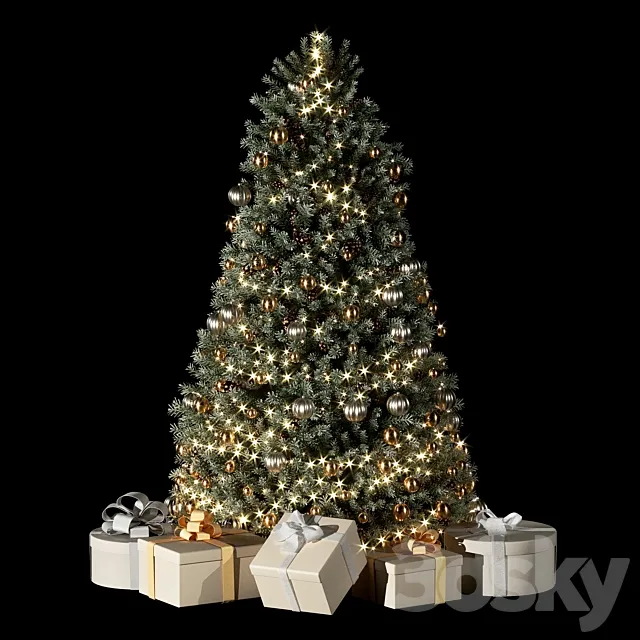 Christmas tree 3ds Max