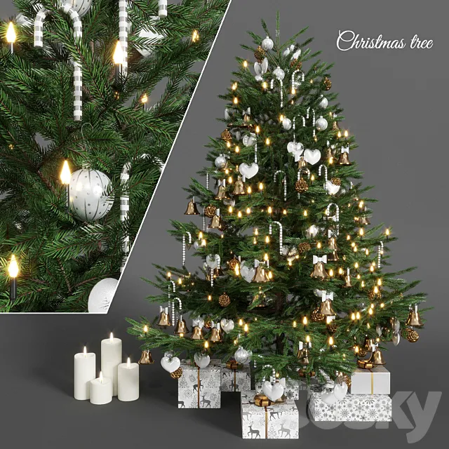 Christmas tree 3DS Max Model