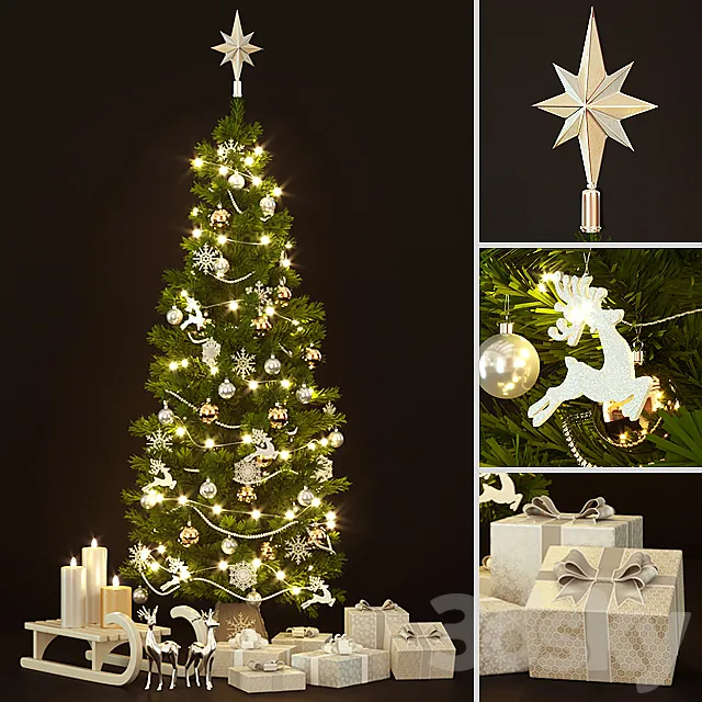 Christmas tree 3DSMax File