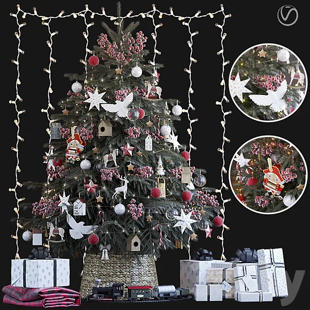 Christmas Tree 6. Vray 3DSMax File