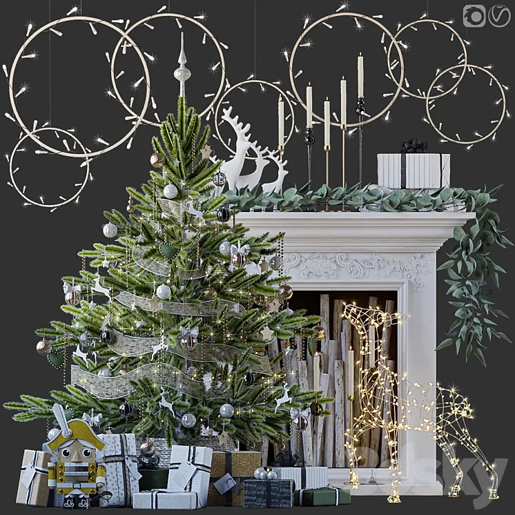 Christmas tree 7 3DS Max