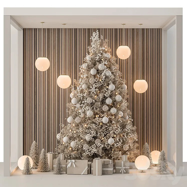 Christmas Tree and Decoration 52 3DS Max