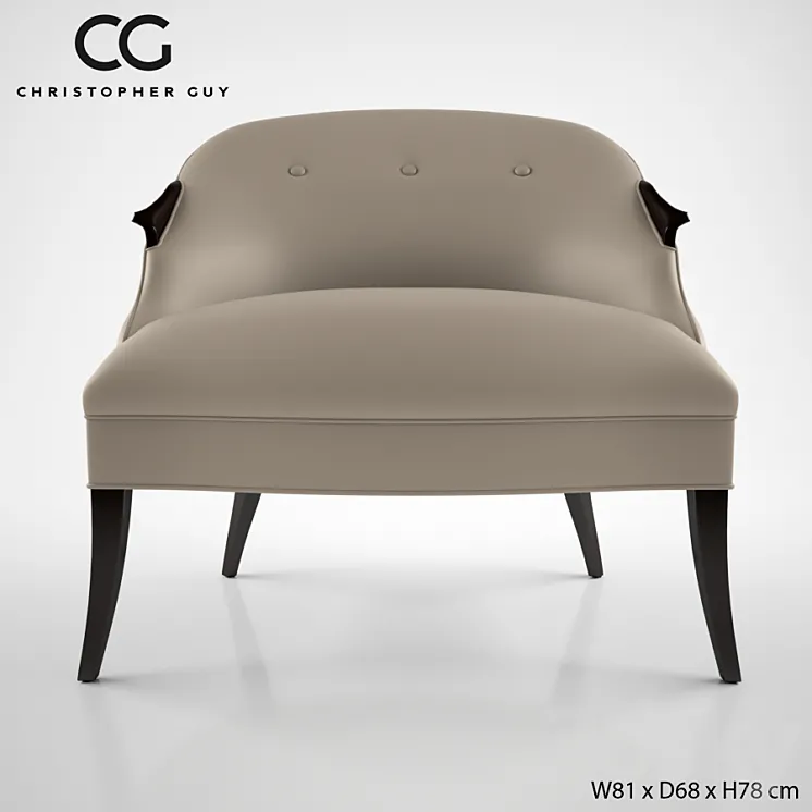 Christopher Guy Annete chair 60-0367 3DS Max