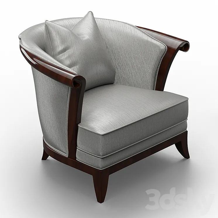 Christopher Guy Claudia Armchair 60-0038 3DS Max