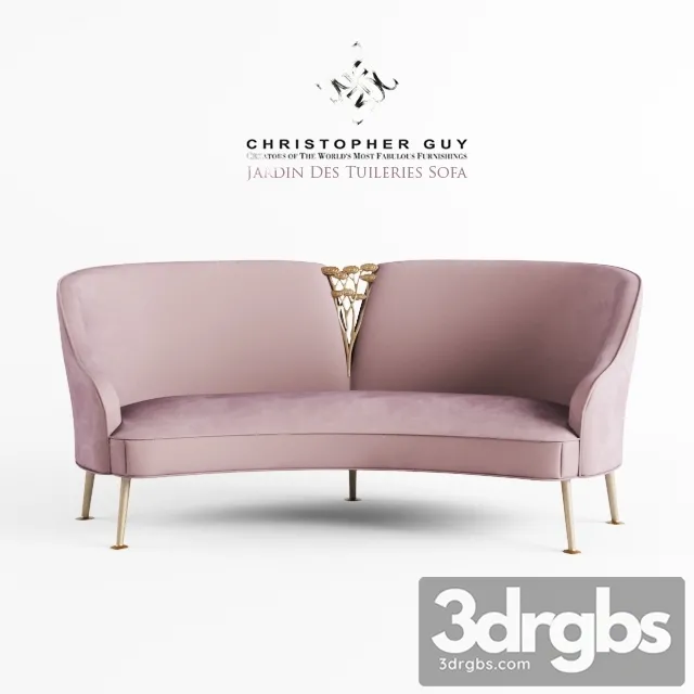 Christopher Guy Jardin Des Tuileries Sofa 3dsmax Download