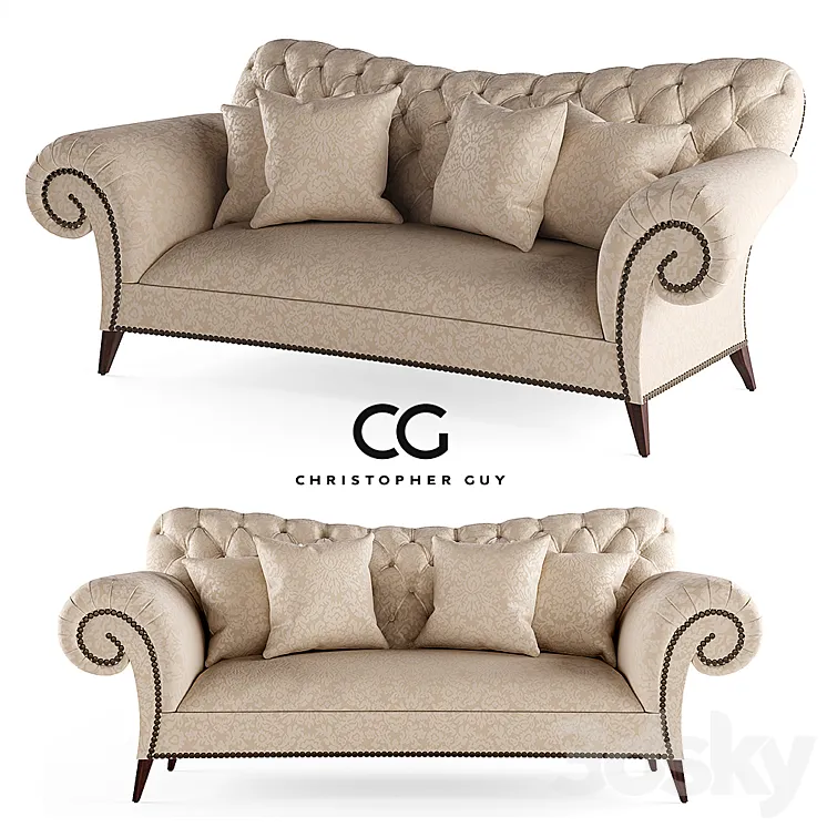 Christopher Guy Louboutin 3DS Max