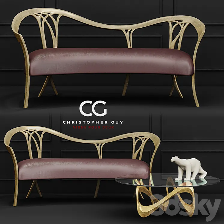 Christopher Guy Set Sofa_2 3DS Max