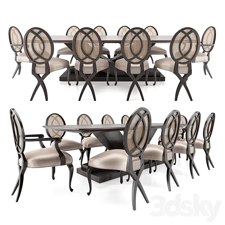 Christopher Guy – Set Table CG3A1 3DS Max