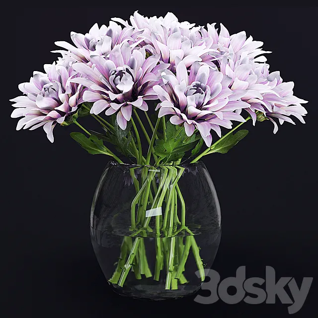 Chrysanthemums 3DS Max Model