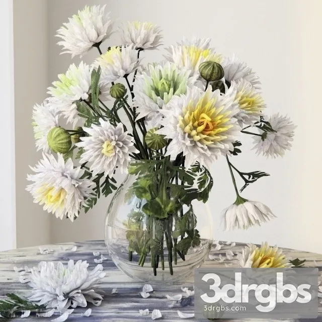 Chrysanthemums Bouquet 3dsmax Download