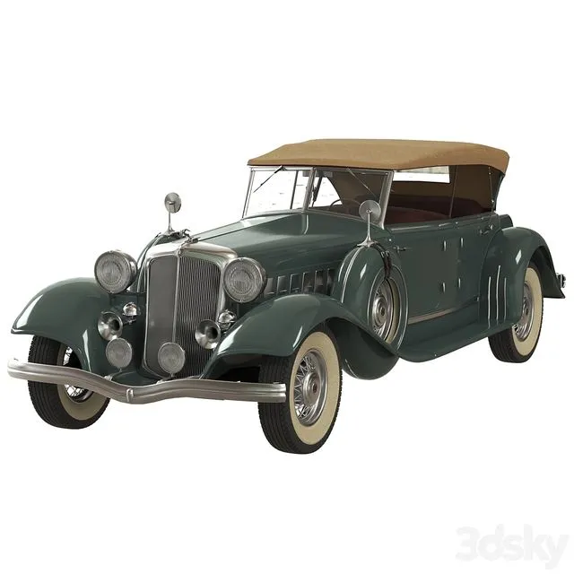 Chrysler Imperial Roadster 1932 3dsMax Model