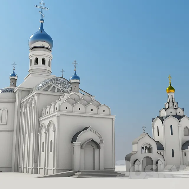 Church 3DS Max Model