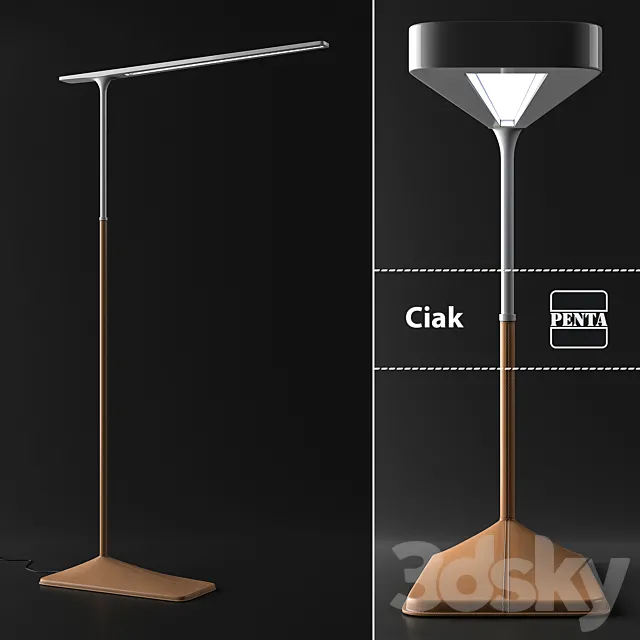 Ciak Floor Lamp by PENTA 3DS Max Model